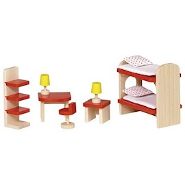ავეჯის ნაკრები Goki 51719G Set for dolls Furniture for children's room 